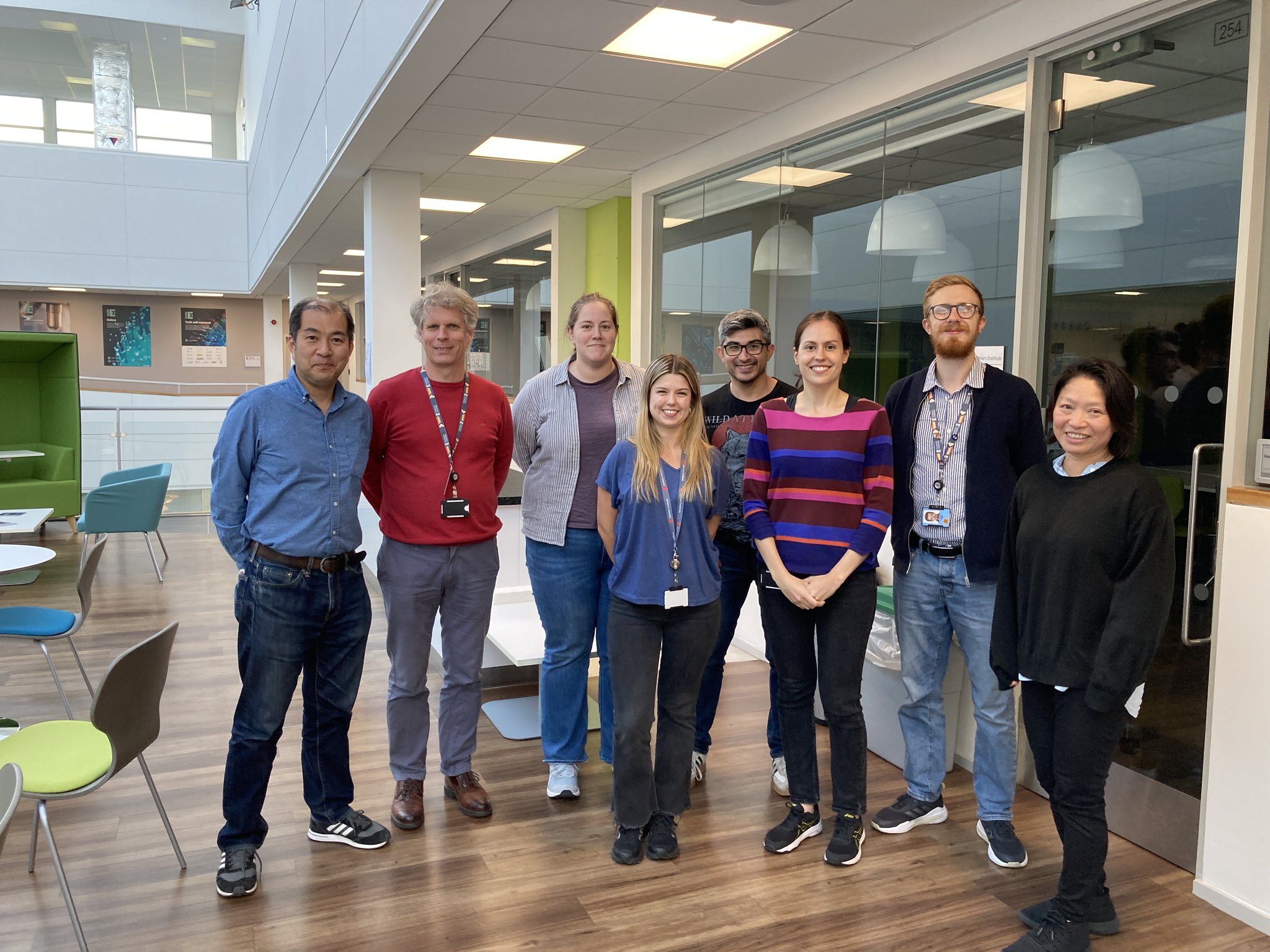 Group picture during Yasu's visit